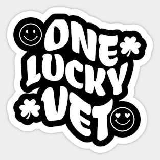 One Lucky Vet St. Patrick's Day Sticker